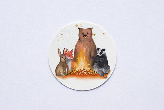 Stickers - Bosdieren