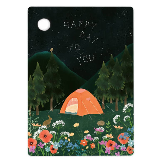 Postcard - Starry night happy day to you