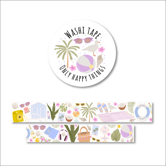 Washi tape - Beach day