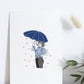 Wenskaart - Under the Rain