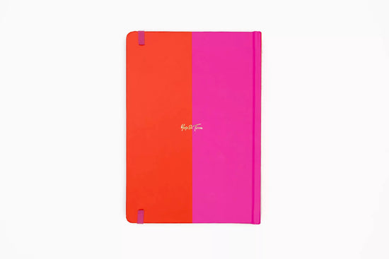 Lined Notebook - Pink &amp; Red 