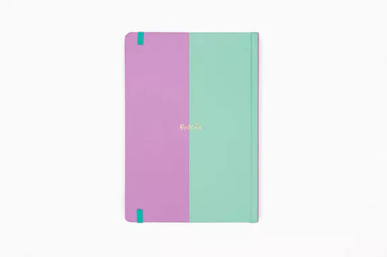 Lined Notebook - Lilac &amp; Mint 