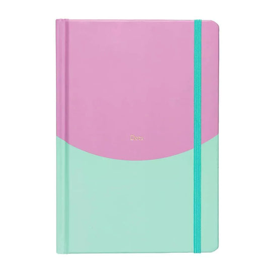 Dotted Notebook - Lilac &amp; Mint 