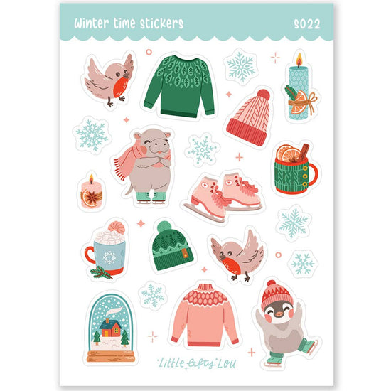 Sticker sheet - Winter Time