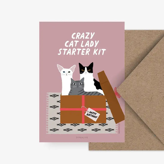 Card - "Cats" Birthday Kit