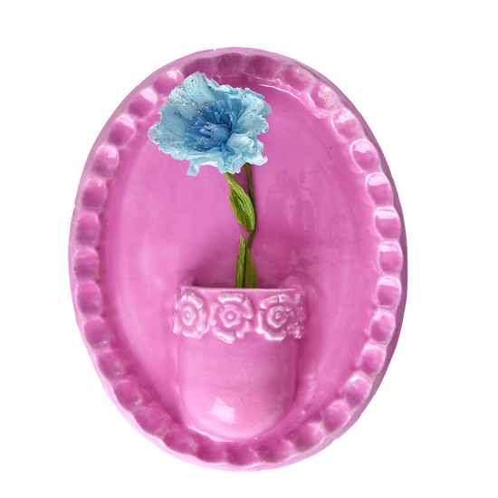 RICE - Vase for the Wall - Pink