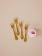 RICE - Stainless Steel Forks - Set of 4 - Gold