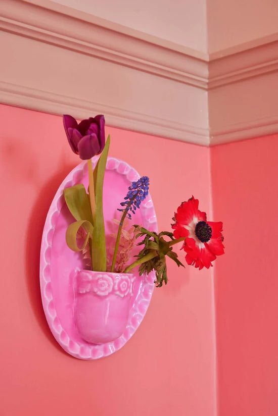 RICE - Vase for the Wall - Pink