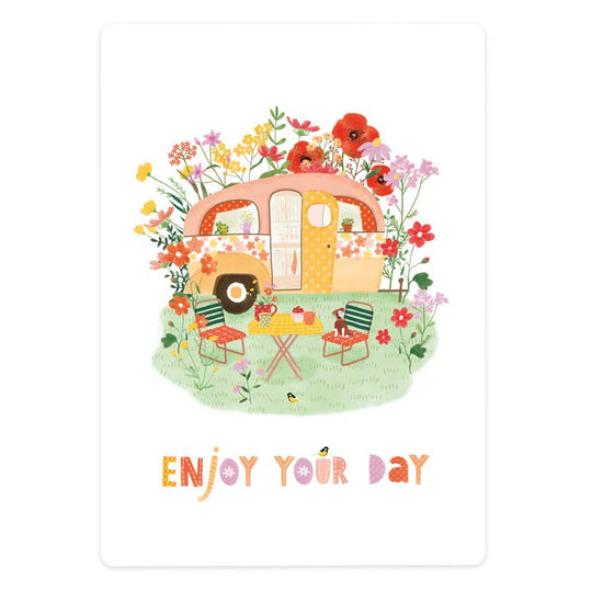 Postcard - Caravan Enjoy your day