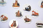 Stickers - Bosdieren