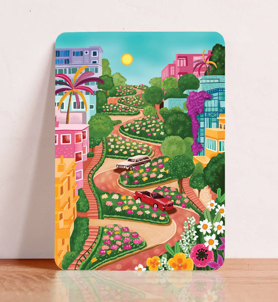 Kaart - Lombard Street San Francisco