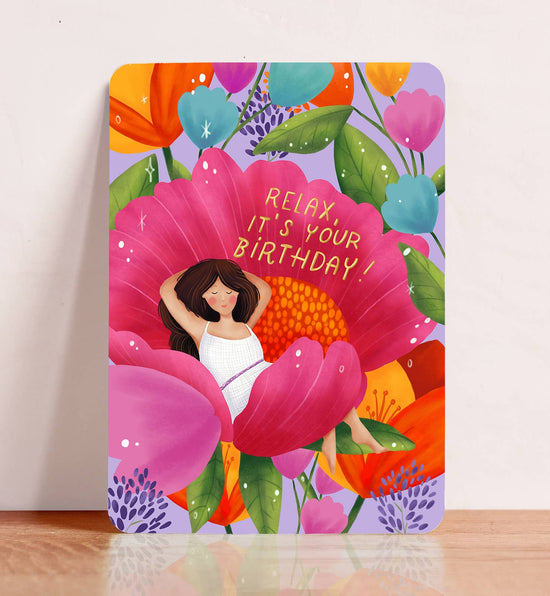 Kaart - Relax it´s your Birthday