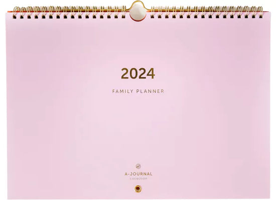 Family Planner 2024 - Pink