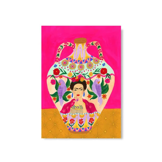 Art Print - Frida Kahlo Vase 