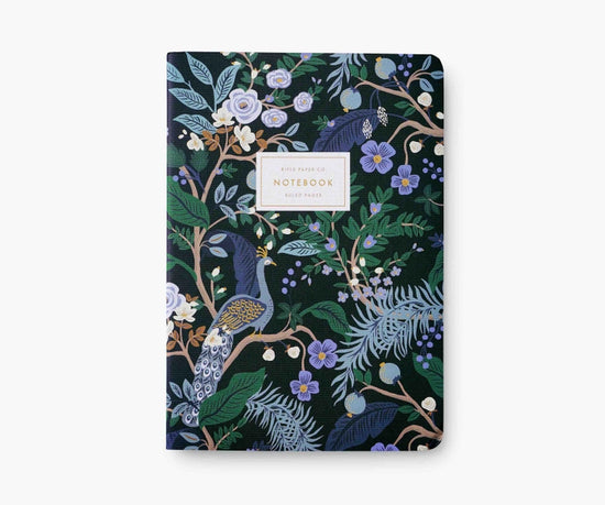 Notebooks Set of 3 - Peacock