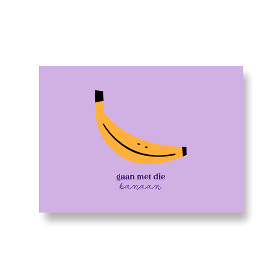 Card - Go with that Banana 