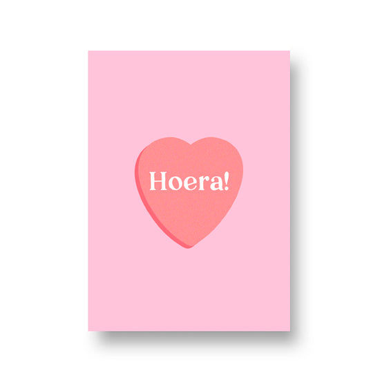 Card - Candy Heart Hooray! 