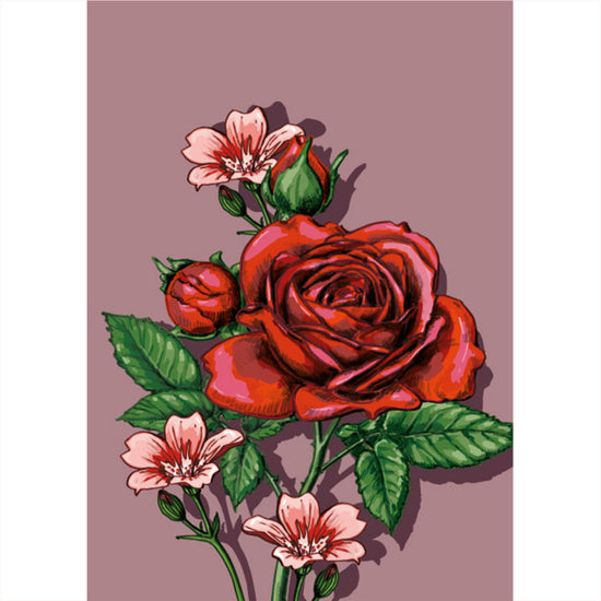 Card - Rose