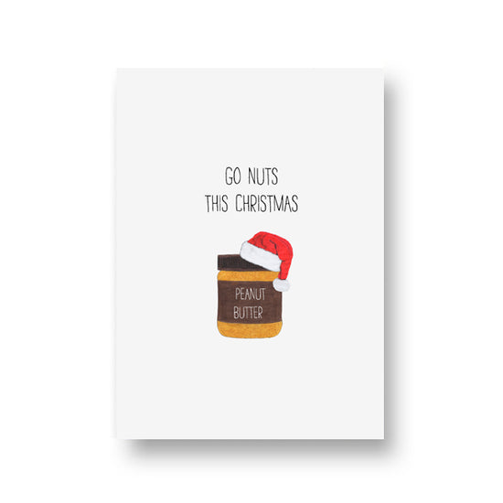 Kerstkaart - Go Nuts This Christmas