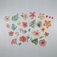 Sticker sheets - washi stickers - Summer Flowers
