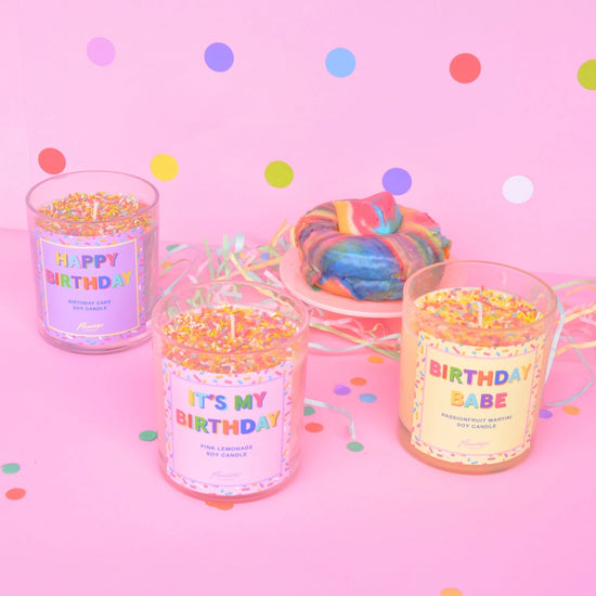 Scented candle - Birthday Babe