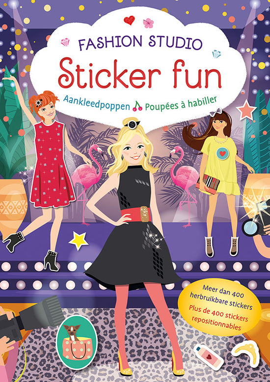 Fashion Studio Sticker Fun - Dress Up Doll