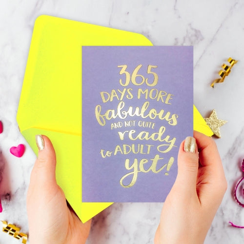 Greeting Card - 365 Days More Fabolous