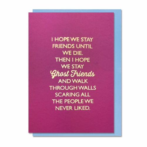 Greeting Card - Ghost Friends