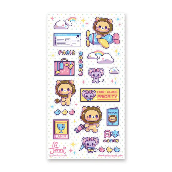 Stickii - Sticker sheet - Cutie World Trip