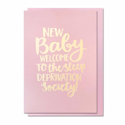 Greeting Card - New Baby Girl
