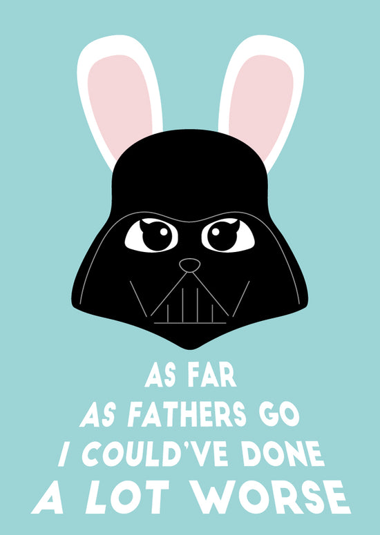 Postcard - Star Wars Father&