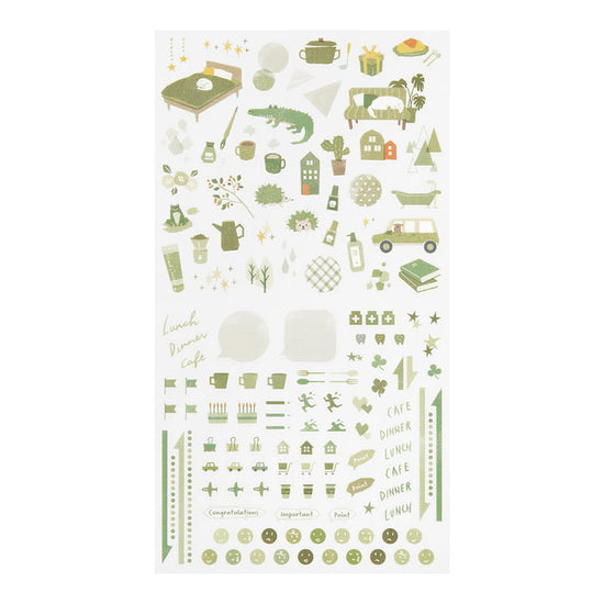 Sticker sheet - Moss Green