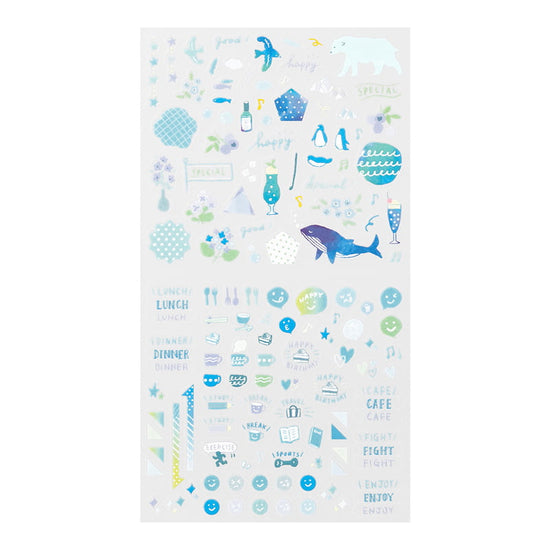 Sticker sheet - Blue