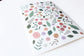 Rub on Stickers - Summer Flowers