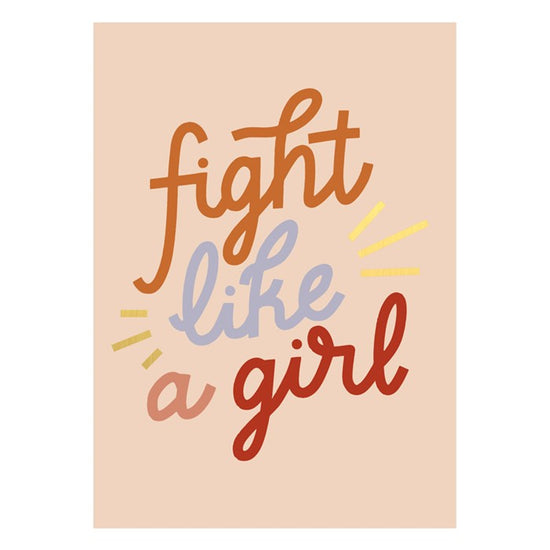 Postcard - Fight Like a Girl