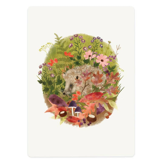 Card - Hedgehog in the Garden