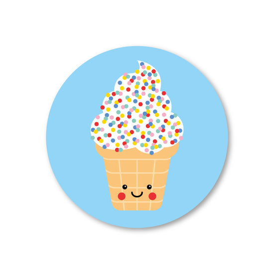 Stickers 5 pieces - Soft ice cream
