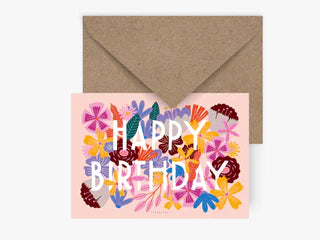 Card - Bloomy Happy Birthday