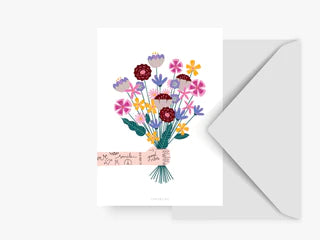 Card - Bunch of Flowers