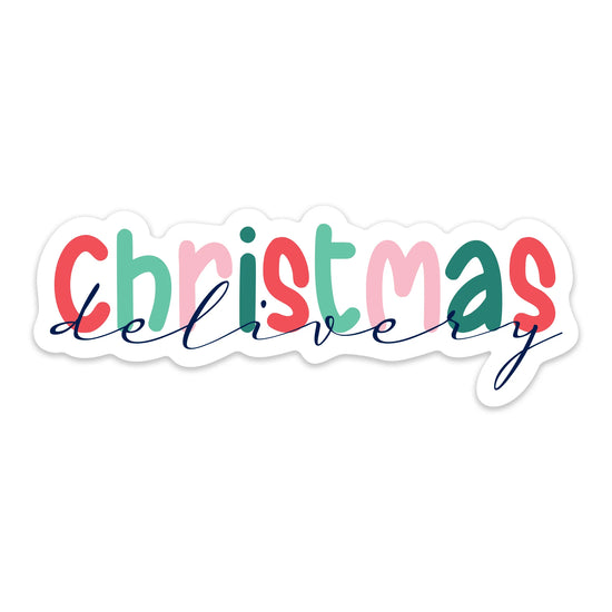 Christmas Stickers - 5 pieces - Christmas Delivery