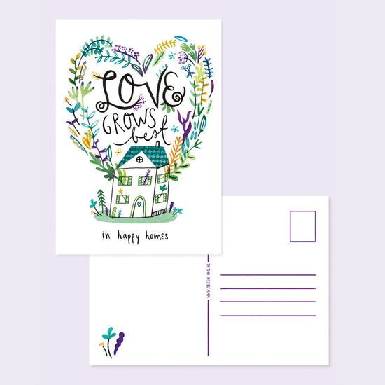 Card/Mini Poster (A5) - Love Grows Best