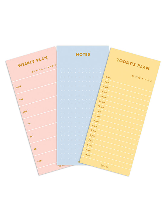 Notepads (set of 3) - Minimal