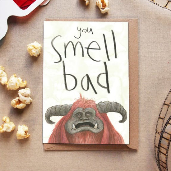 Greeting Card - Smell Bad