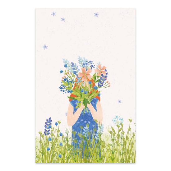 Flower Girl Mini Card