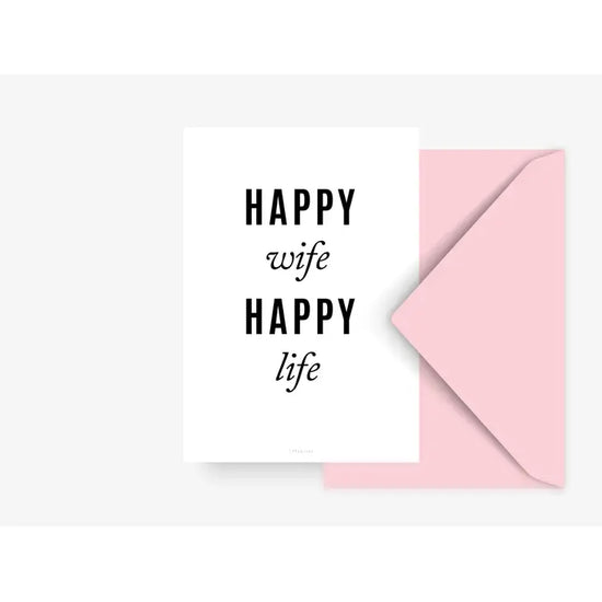Card - Happy Wife