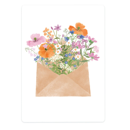 Card - Flower post