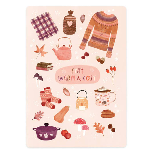 Kaart - Stay Warm & Cosy