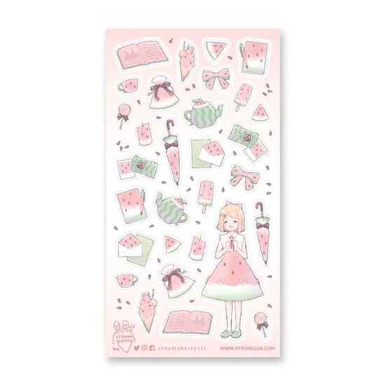 Stickii - Sticker sheet - Sweet Watermelon