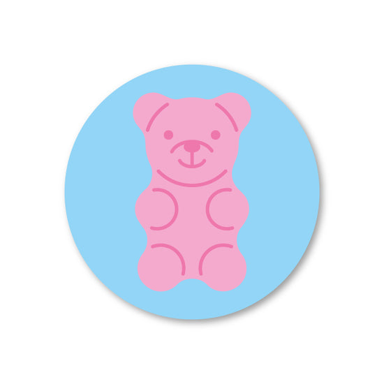 Stickers 5 pieces - gummy bear