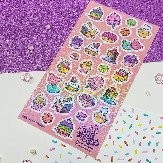 Stickii - Sticker sheet - Sparkly Sweets